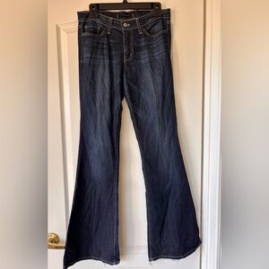 Flying Monkey Los Angeles Mid Rise Flare Jean Dark wash denim Size 28